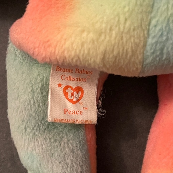 Ty peace bear no tag - Picture 4 of 5